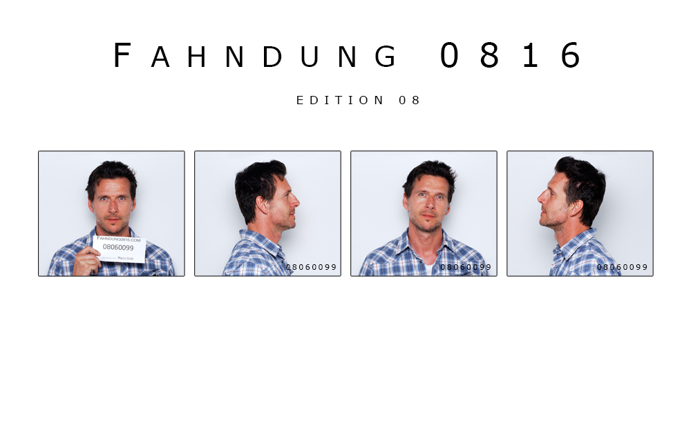 Fahndung 0816 Das fotografische Projekt - 1000 Gesichter gesucht.