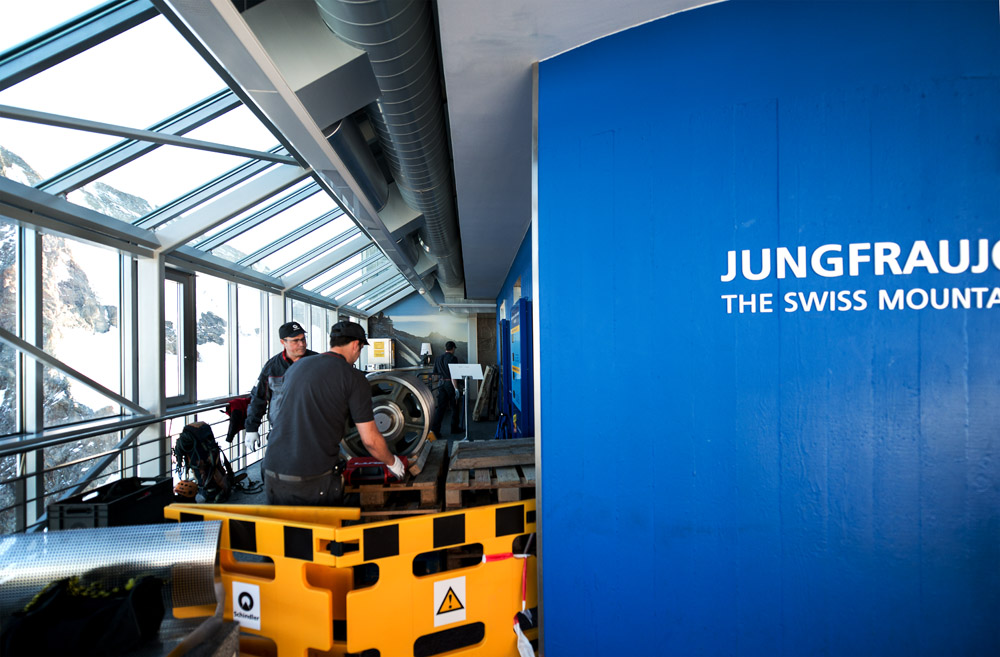 Einsatz auf dem Jungfraujoch - Top of Europe