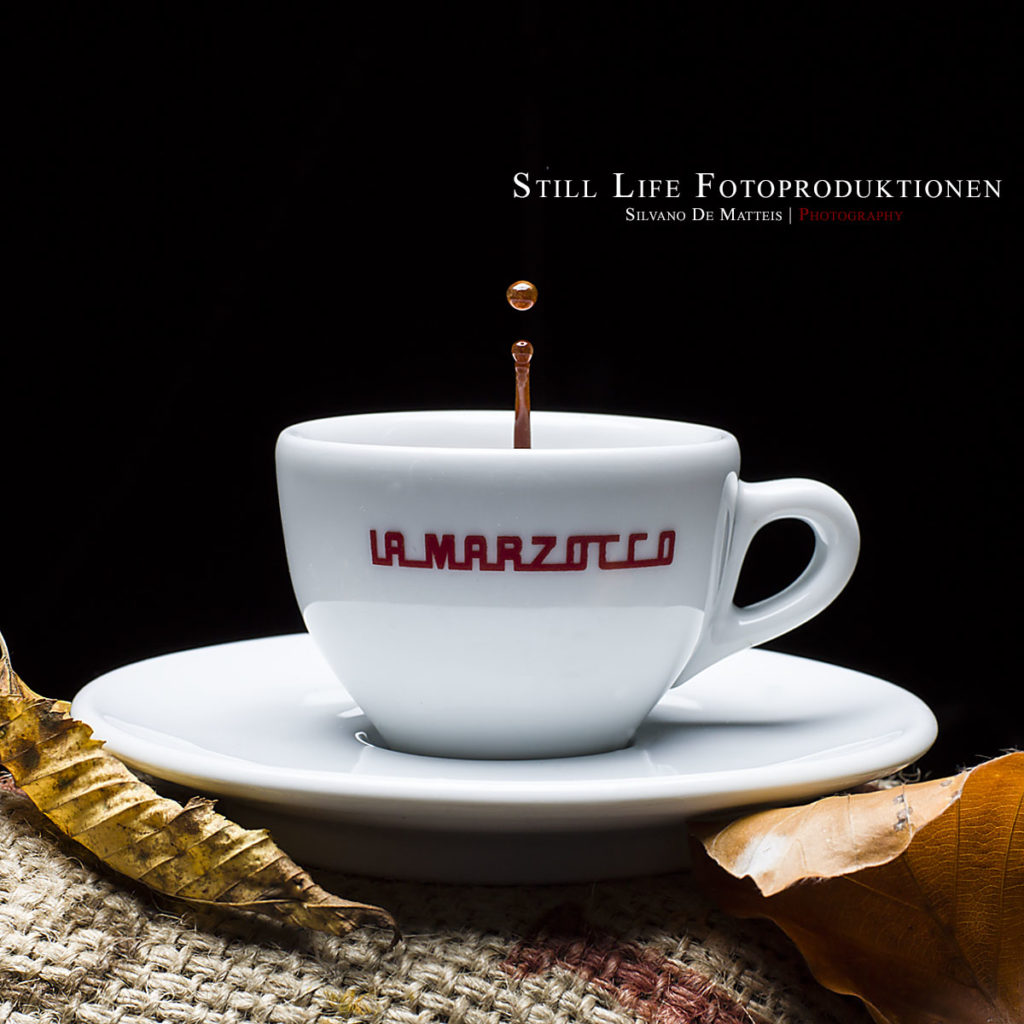 Cafe Espresso von La Marzocco im Studio Fotografie Silvano de Matteis